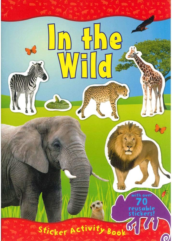 In The Wild, Sticker Activity Book Amazon.co.uk Kitchen & Home