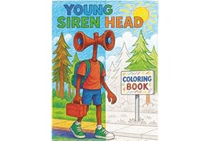 Young Siren Head Coloring Book
