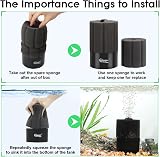 hygger Aquarium Sponge Filter Internal Foam Filter 91-250L with Ceramic Balls view 6