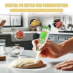 Yewhick pH Meter for Food, Digital pH Tester with