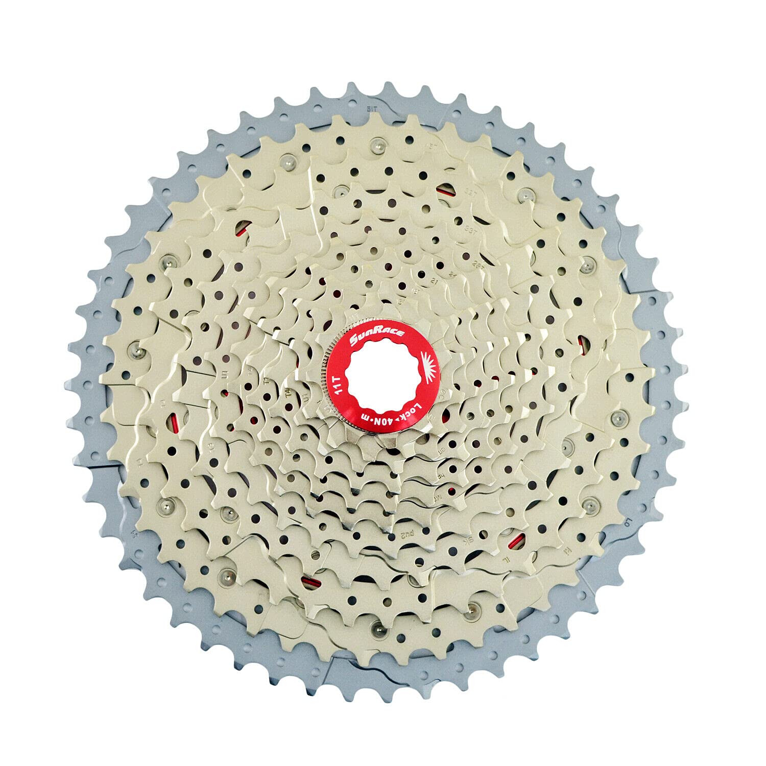 SunRace CSMX8 Wide Ratio Cassette 11-51T , 11 Speed , Silver ,ST2465