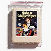 CasaNexa 50pcs Magic Paper, Very Fast Wish Papers, Quick Disappeared Dazzling Effect Stage Props for Magicians (10&times;10cm)
