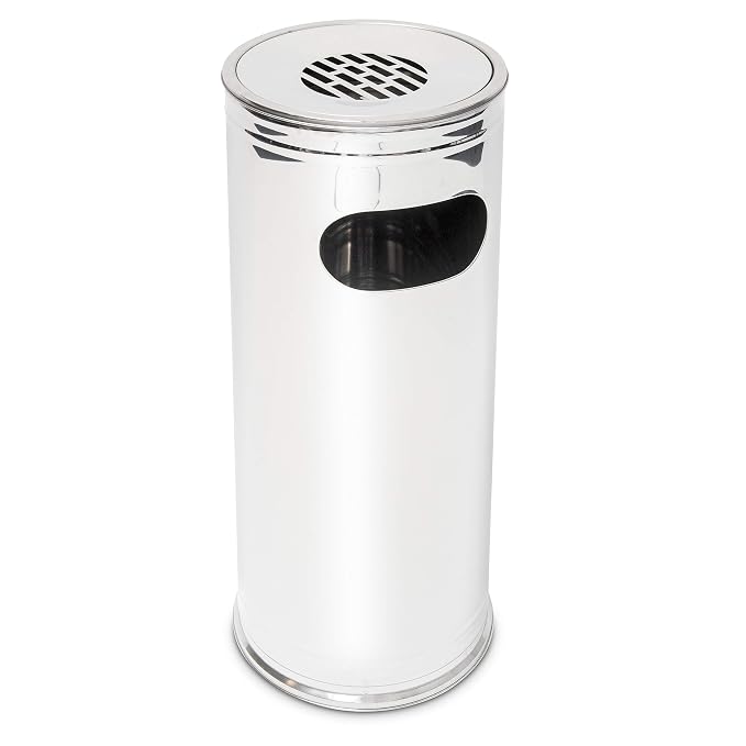 SVITA Standaschenbecher 30 Liter Edelstahl Silber M Produktbild-Vorschau 3