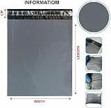 G4GADGET 50 Micron 14 x 21 Polythene Mailing Bags Self Seal Grey view 7