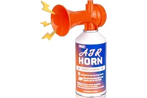 Fingig Marine Boat Air Horn 8.3oz,Portable Loud Air Horn Can for Safety, Marine Fog Horn, Boat Essentials,Bear Air Horn,Dog Training, Sports Events Camping and Self-protection