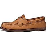 ALITIKAVIC Mens Boat Shoes Leather Casual Dress Shoes Classic Loafers