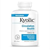 Kyolic Aged Garlic Extract Circulation Health* Formula 106, 300 Capsules | Made with Aged Garlic Extract, Vitamin E, Hawthorn Berry and Cayenne Pepper to Support Heart and Vascular Function
