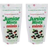 Holiday Red and Green Filled Junior Mints Minis, 4.5 Ounce, Pack of 2