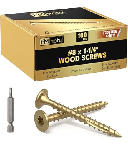 str様 Amazon.com: Wood Screws 1 3/4-Inch Course Twin Threads