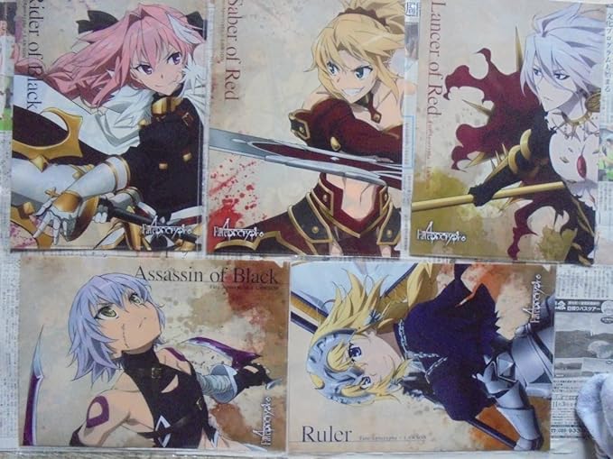 Amazon ローソン限定ｆａｔｅ ａｐｏｃｒｙｐｈａクリアファイル全５種 おもちゃ ホビー