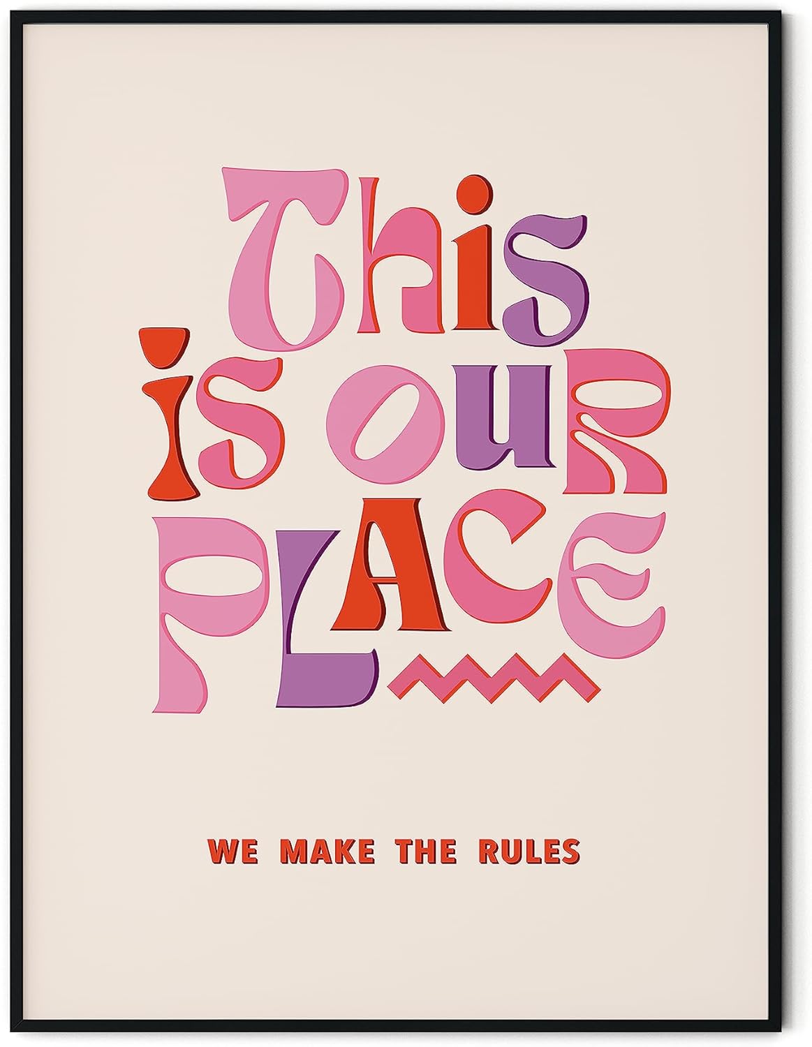 Wall Décor - TwoDays Taylor Room Decor Aesthetic, Swift Lover Poster for Bedroom, Lyrics This Is Our Place Prints, Folklore Music Art Wall Decor for Girls, Large Vintage Birthday Decorations. (12