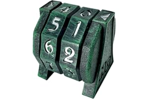 NERD GEAR LifeTrax - MTG Life Counter - Essential MTG Accessories for Magic The Gathering Commander Players - Durable, Sleek, and Professionally Made for TCG, DND, RPGs, and MTG (Midnight Forest)