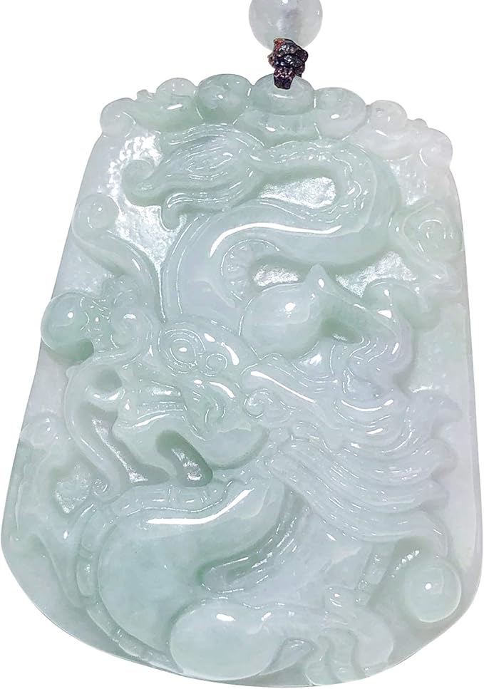 Jade Dragon Pendant Jade Dragon Necklace Jade Pendant