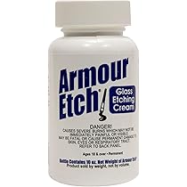 Amazon.com: Armour Etch Glass Etching Cream - Create Stunning 