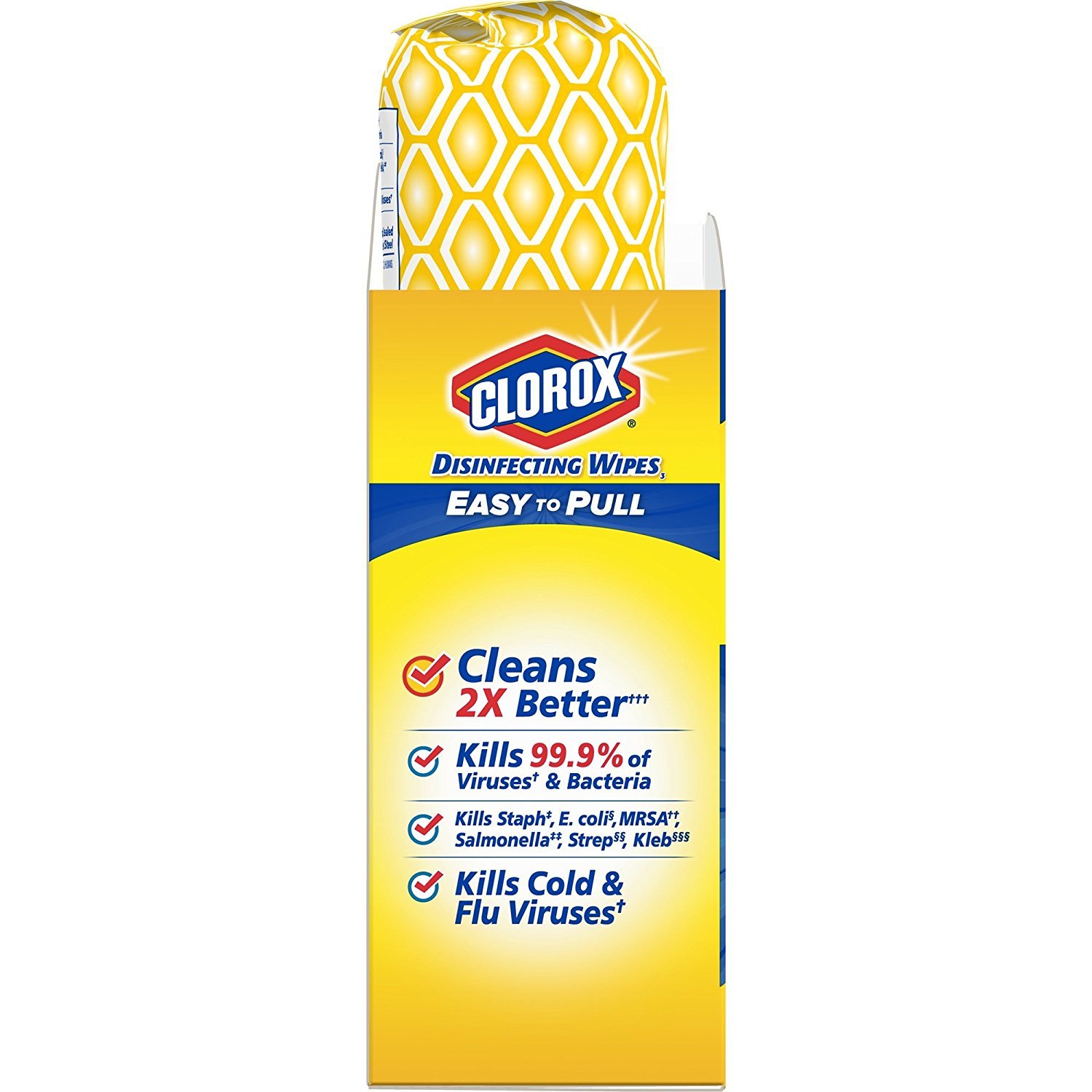 Clorox Disinfecting Flex Pack Cleaning Wipe, 75 Count (Pack of 1), White: Industrial & Scientific