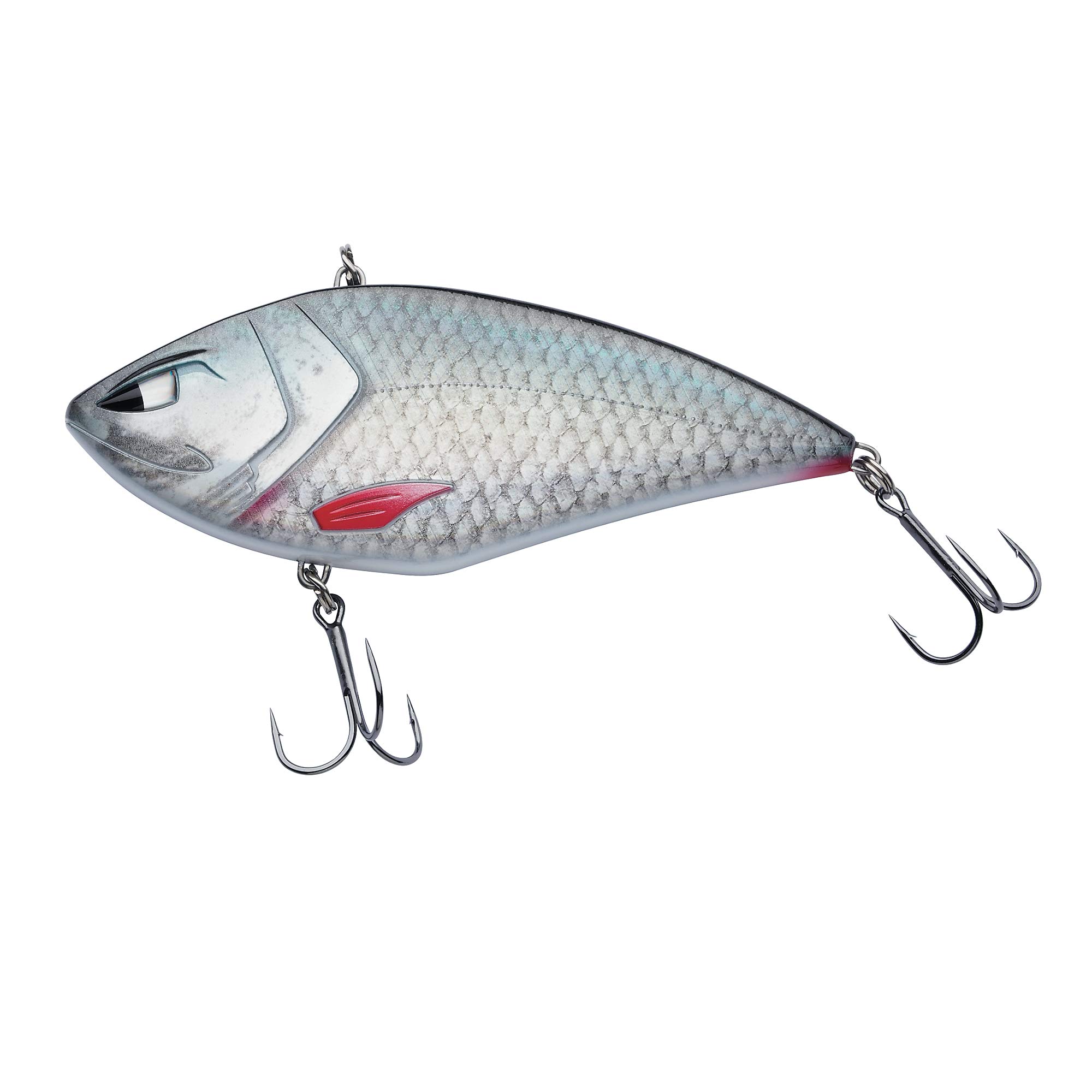 Berkley Zilla Lipless, Fishing Hook, Hard Lure, Fast Sinking Jerkbait / Crankbait with with extreme Loud Rattle, Fusion 19 Treble Hooks - Lead Free PredatorFishing, Pike, Unisex, Roach, 46g | 110mm