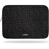 Vandel MacBook Air 13 inch Laptop Sleeve, Fits 13-13.3 inch Laptops: Neoprene MacBook Air & Pro Case, Chromebook, HP Soft Cover | Thin Computer Carrying Bag, Black Leopard Mac (M1 & M2) Pouch