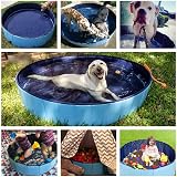 SHOKAN Foldable Paddling Pool for Pets and Kids 120x30 cm PVC Non-Slip view 7