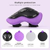 ValueTalks Kids Helmet & Pads Set Age 5-12 Purple Bike Skateboard Scooter view 3