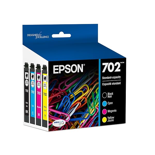 EPSON 702 DURABRITE ULTRA INK STANDARD CAPACITY BLACK...