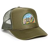 Freya Women's Not All Who Wander Trucker Hat, Olive, Green, One Size