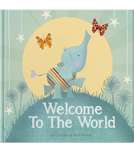 Elephant Themed Wrapping Paper - 4 Sheets Pink Green Grey Blue Design For Baby Showers & Birthdays