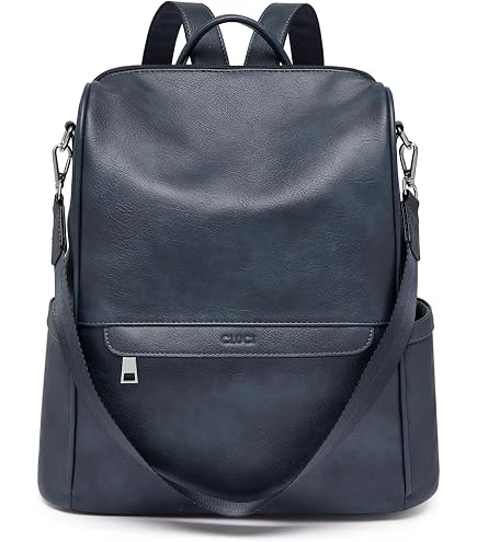 Anti-Theft PU Backpack Purse Convertible Soft Rucksack Travel 90s Backpack Leather Anti-Theft PU Backpack Purse  main image 3