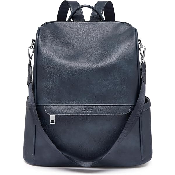Amazon.com: myfriday PU Leather Large Backpack Purse for  display picture 2