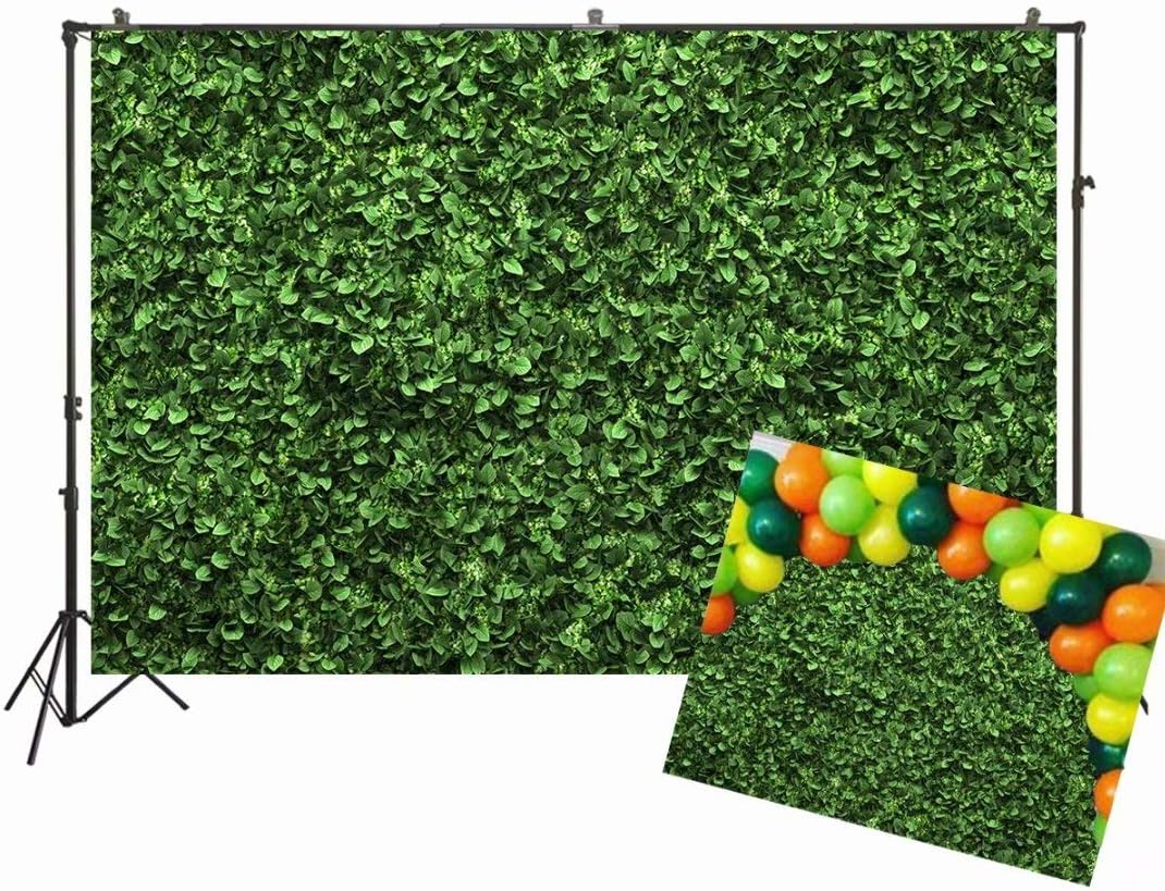 7x5ft Green Leaves Wall Backdrop for Photography Natural Spring Photo