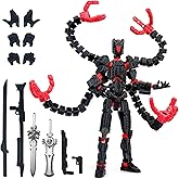 Aesinos T13 Assembly Completed Action Figure 3D Printed Multi-Jointed Movable Nova 13 Robot d13 Accessories Best Birthday Festival Gift Desktop Decorations for Game Lovers