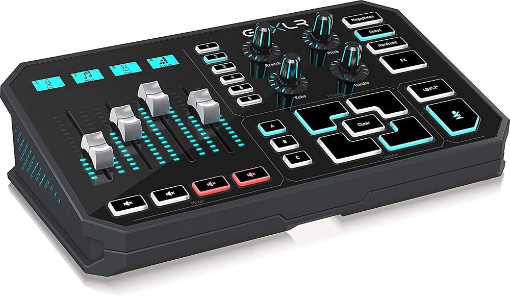 TC Helicon GoXLR Online Broadcaster Platform 4-Channel Mixer Motorized Faders