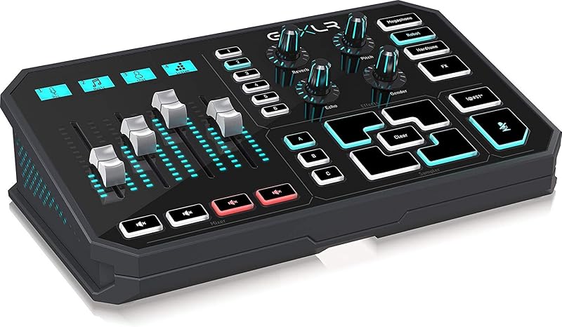 TC Helicon GoXLR Online Broadcaster Platform 4-Channel Mixer Motorized Faders