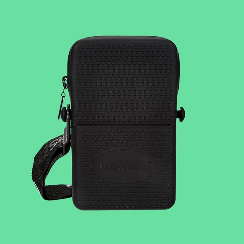 - Street Bag, Sac Pratique et Polyvalent, avec Bandoulière Ajustable de 1,20 m, Imperméable, Adultes Unisexe, Noir