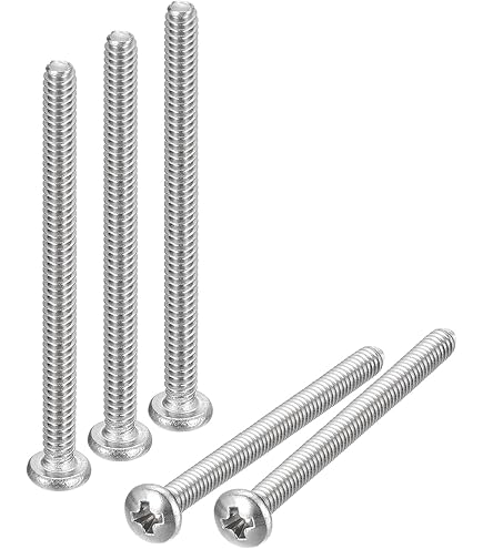 QISHENG 100 PCS #6X2 Stainless Steel Phillips Pan Head