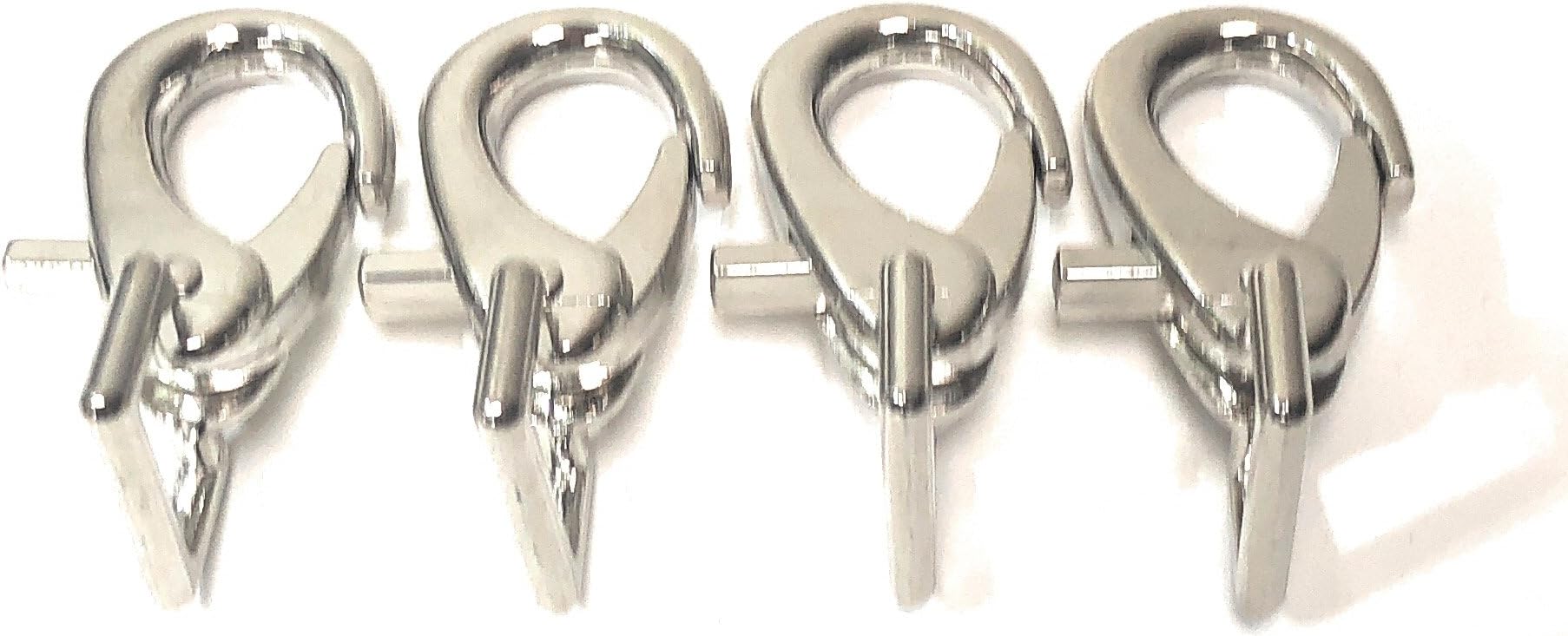 Viva Nature Reins Snap Hook, Straight Eyelet, 24 mm Opening, Pack of 4