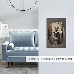 Xuejiaku Light Switch Cover Mouse Sitting On Toilet