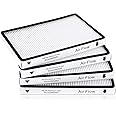 Leadaybetter 4 Pack for Kenmore HEPA Media Filter 86889 mc-v199h 40324 for Kenmore EF-1 Vacuum Cleaner Replacement Set, Compa