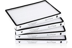 Leadaybetter 4 Pack for Kenmore HEPA Media Filter 86889 mc-v199h 40324 for Kenmore EF-1 Vacuum Cleaner Replacement Set, Compa