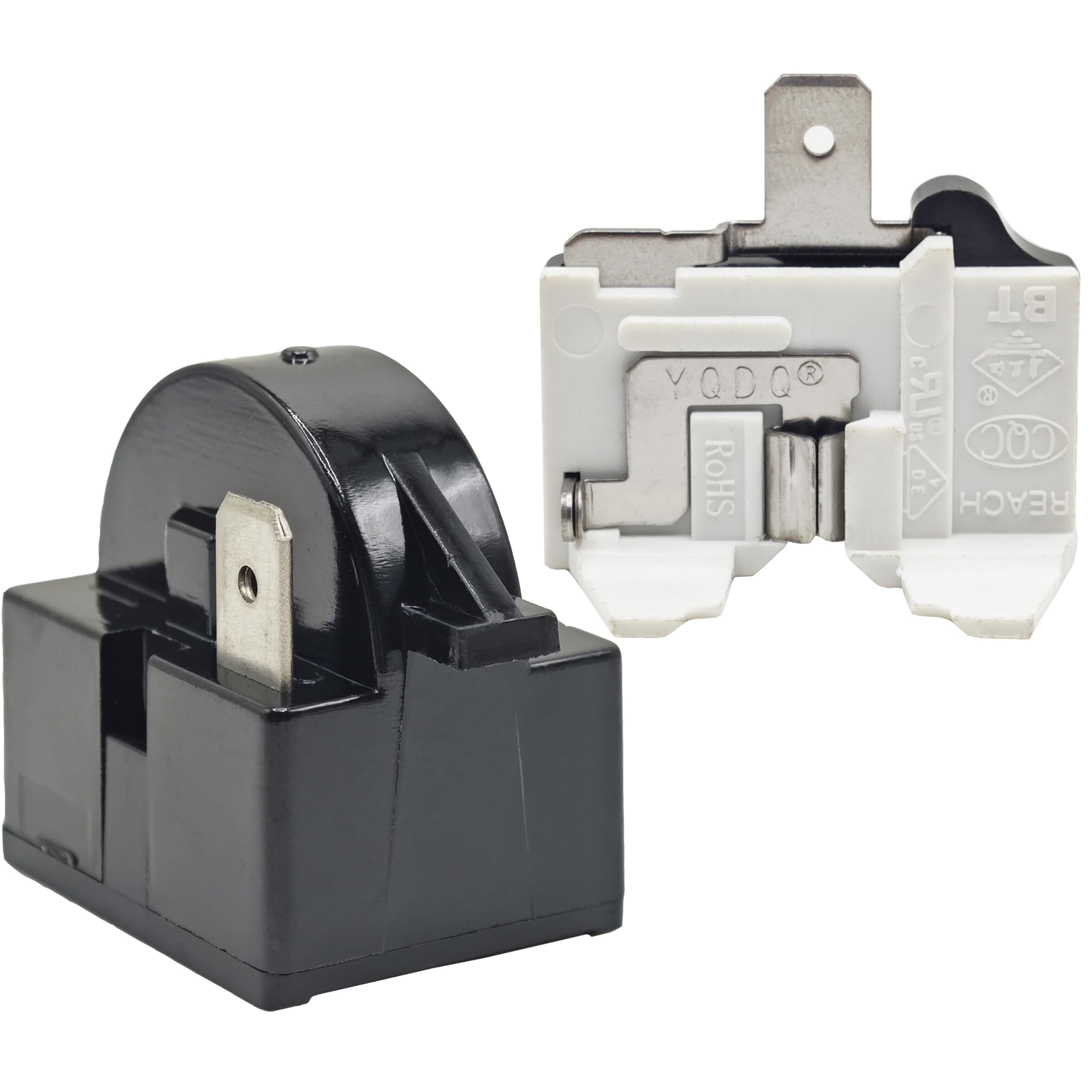 Photo 1 of 1 Pack QP2-4.7 QP2-4R7 4.7 Ohm Refrigerator 1 Pin PTC Start/Starter Relay Refrigerator Overload Protector fits Whirlpool Frgidaire Kenmore and Most Mini Fridges and Coolers