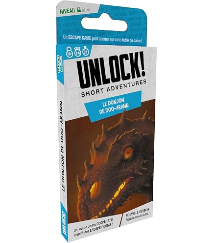 Space Cowboys Unlock! Short Adventures 7: Red Mask | Gioco Di Carte Cooperativo | Escape Room In Salotto | 1-6 Giocatori | 45 Min | Da 10 Anni
