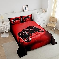 Feelyou Gaming Comforter Set Video Game Bedding Set