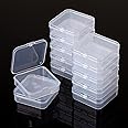 Mr. Pen- Small Plastic Containers, Clear, 12 pcs, Small Bead Organizer, Small Containers for Organizing, Bead Containers, Small Plastic Box, Mini Containers, Small Plastic Storage Containers