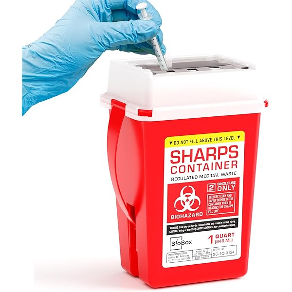 Amazon.com: B-d Dual Access Sharps Containers 1.5 Quart Red
