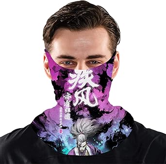 Men Neck Gaiter Ear Loops Balaclavar Washable Sun/UV Protection Face