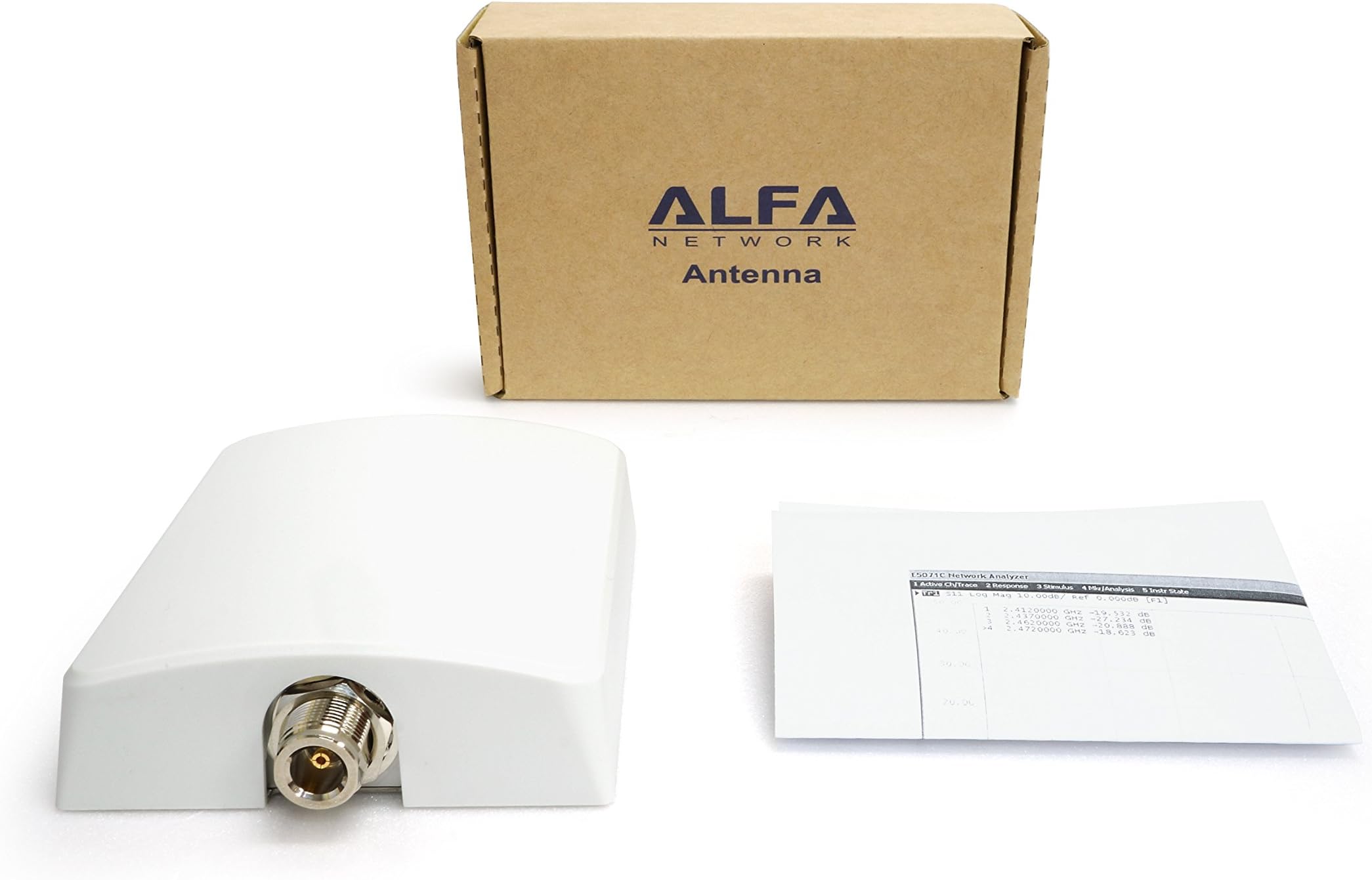 Alfa APA-L2410 2.4 GHz 10 dBi Directional Panel Antenna for Camp Pro 2, Tube, Bullet APA-L2410A