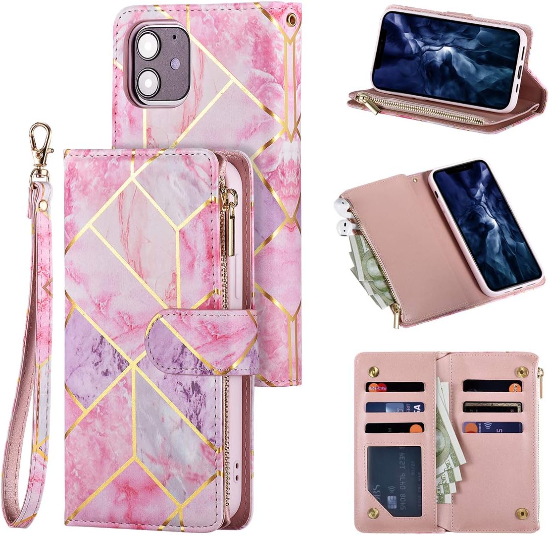 UEEBAI Wallet Case for iPhone 12 iPhone 12 Pro 6.1 inch