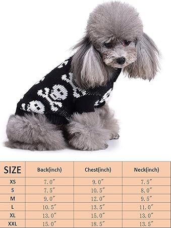 Amazon Marupet 誕生日 クリスマスイブ 冬 ペットウェア犬服猫 服ファッショナブルなペット 摩耗犬 摩耗小型犬 などニットかわいい犬 服 セーター トイプードル ダックス マルタ シュナウザー シーズー 黒xs小型犬用品 Marupet マルペット セーター 通販