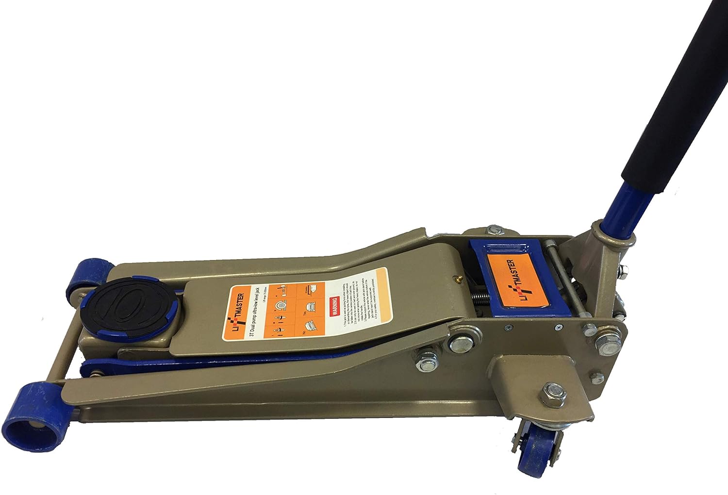 Liftmaster 3 Ton Heavy Duty Ultra Low Profile Steel Floor Jack with