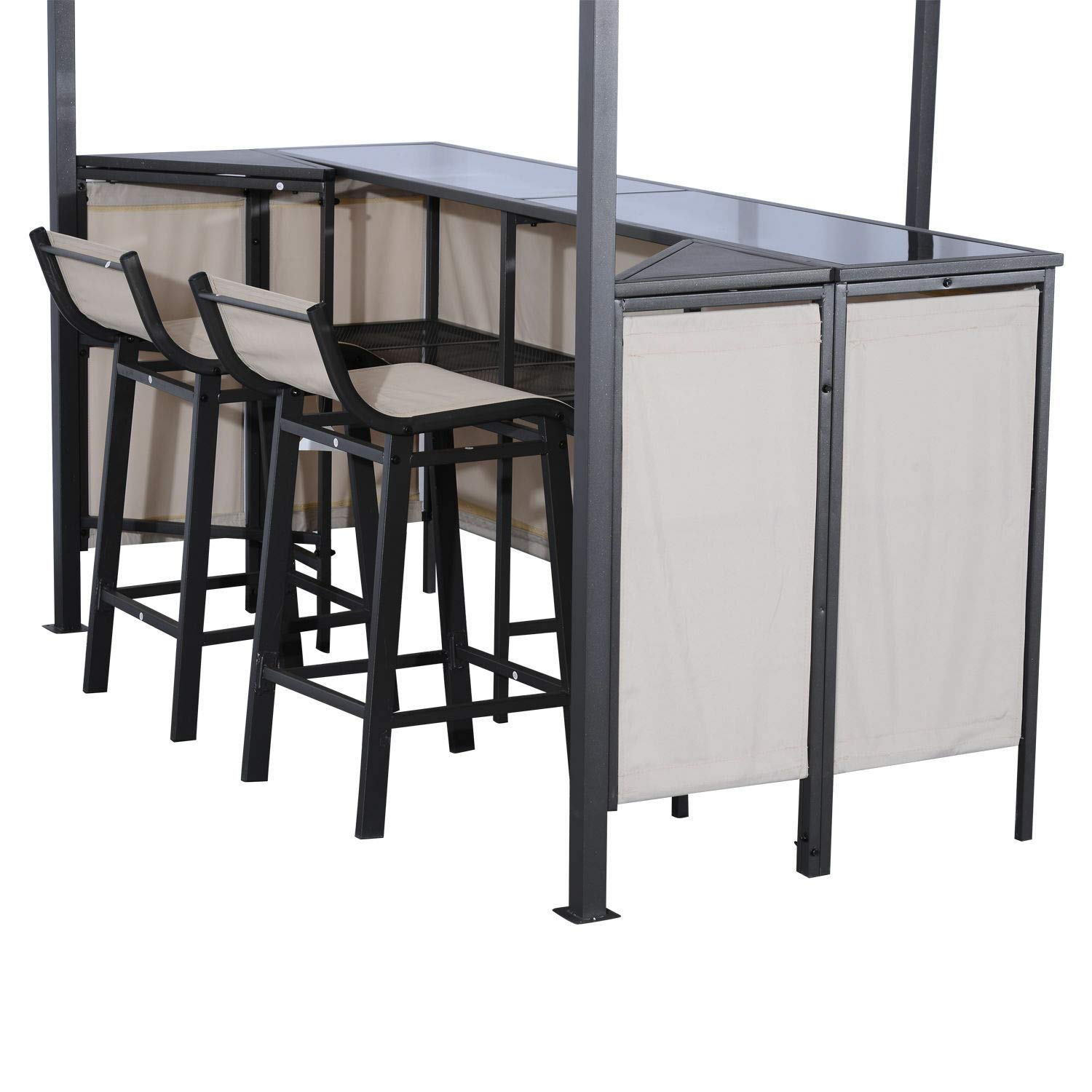 Amazon Com Ana Store Beige Garden Bar Cover Set Sturdy