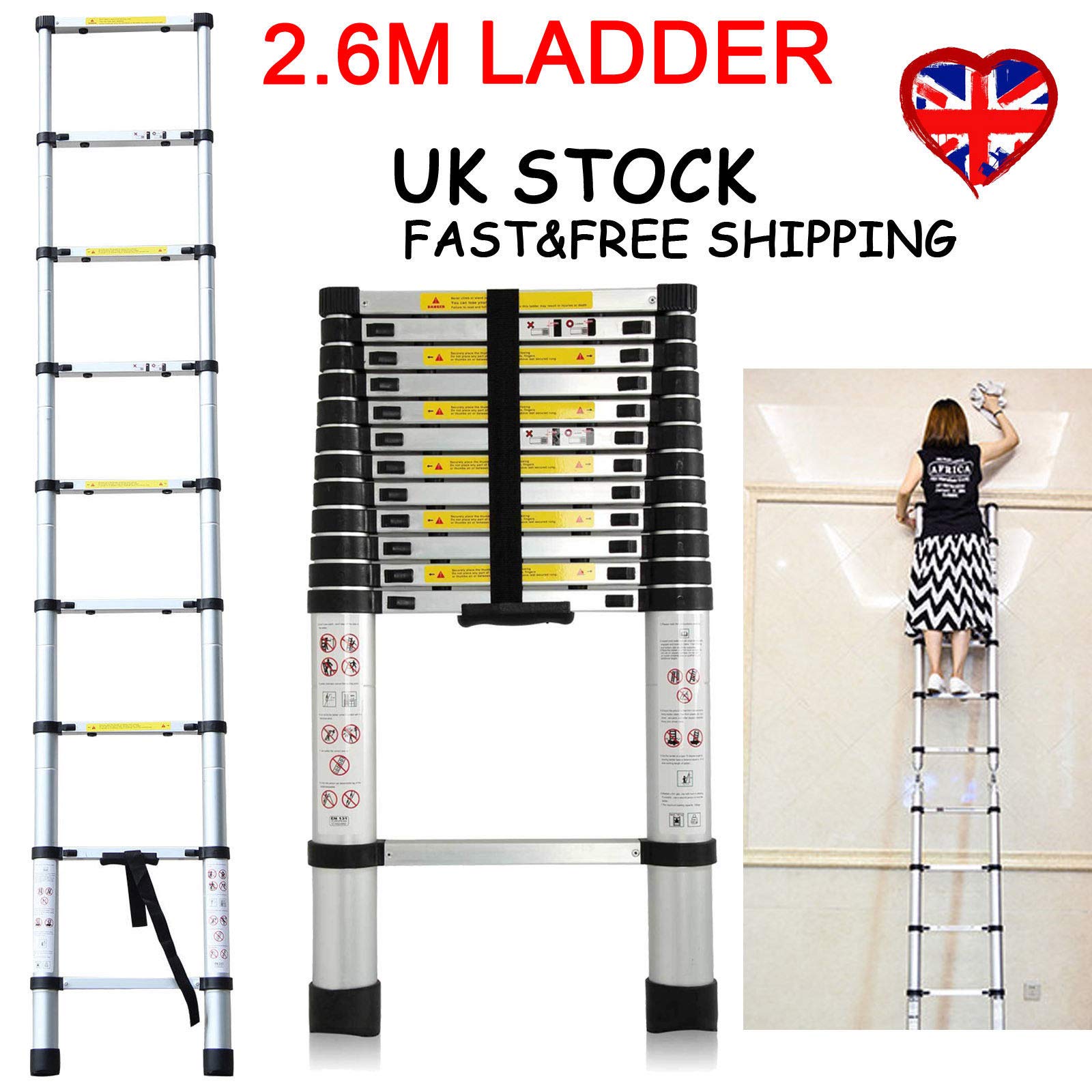 Buy Generic ** minium Teles Ladder Extension Purpose Alu Extendable